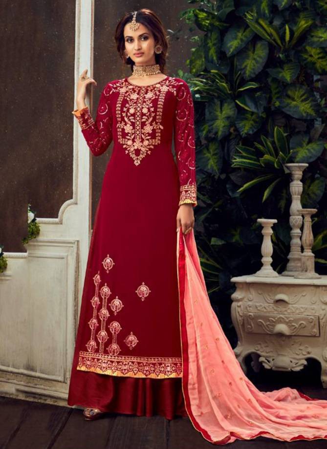 HOTLADY MAHIKA Fancy Designer Heavy Festive Wear Georgette With Heavy Embroidery Work Salwar Suit Collection